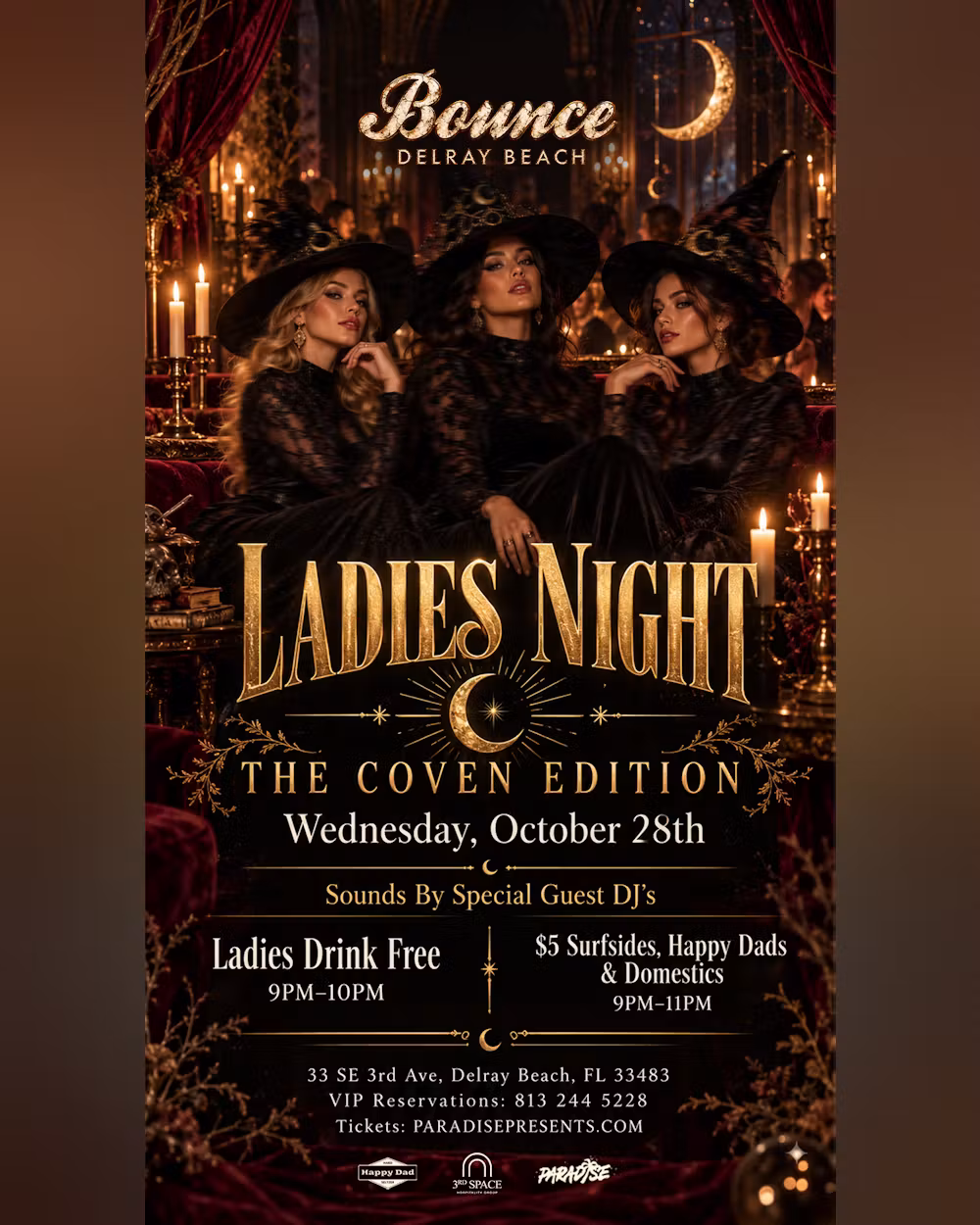 Ladies Night "The Coven" Halloween