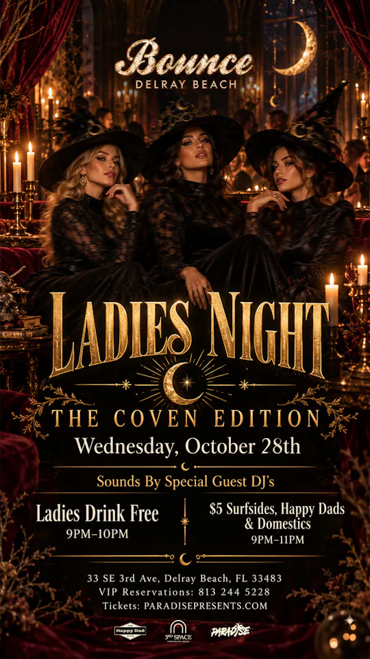 Ladies Night "The Coven" Halloween