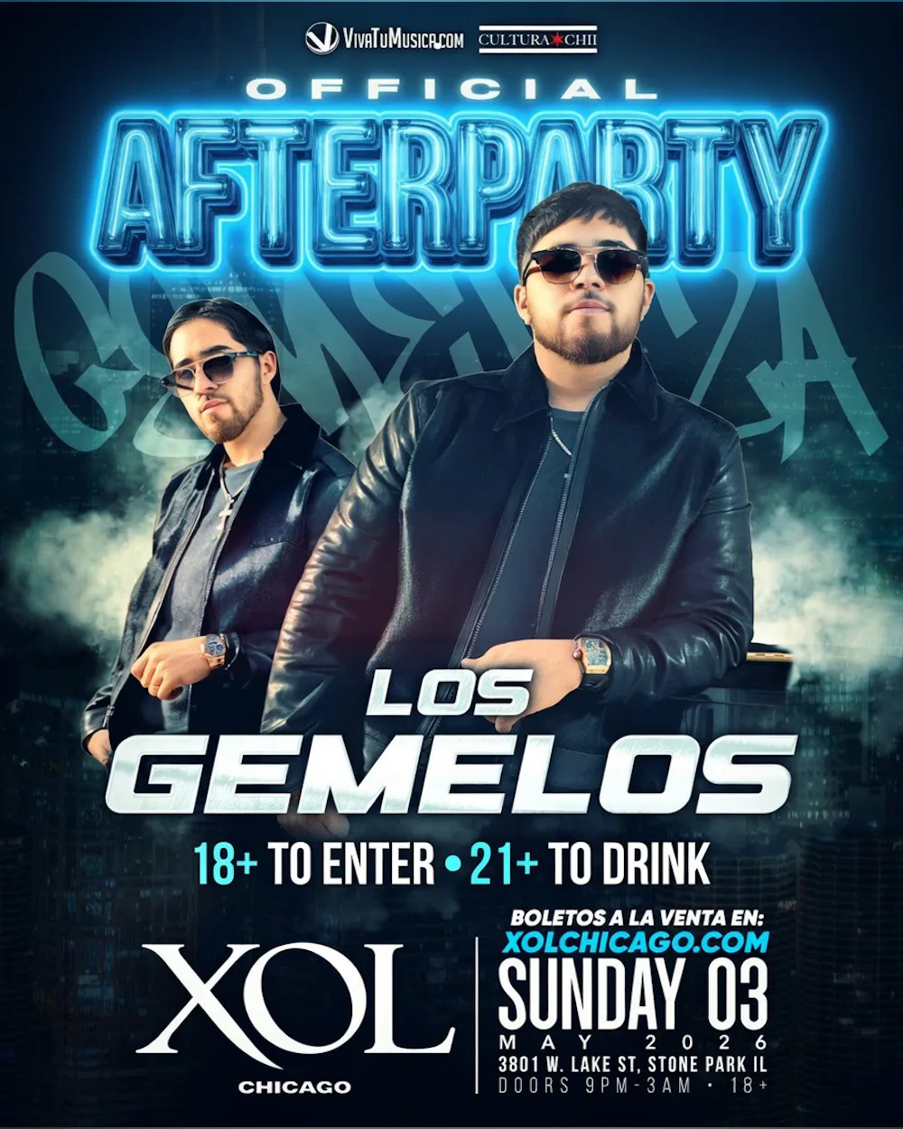 Los Gemelos Official Afterparty (CONCERT)