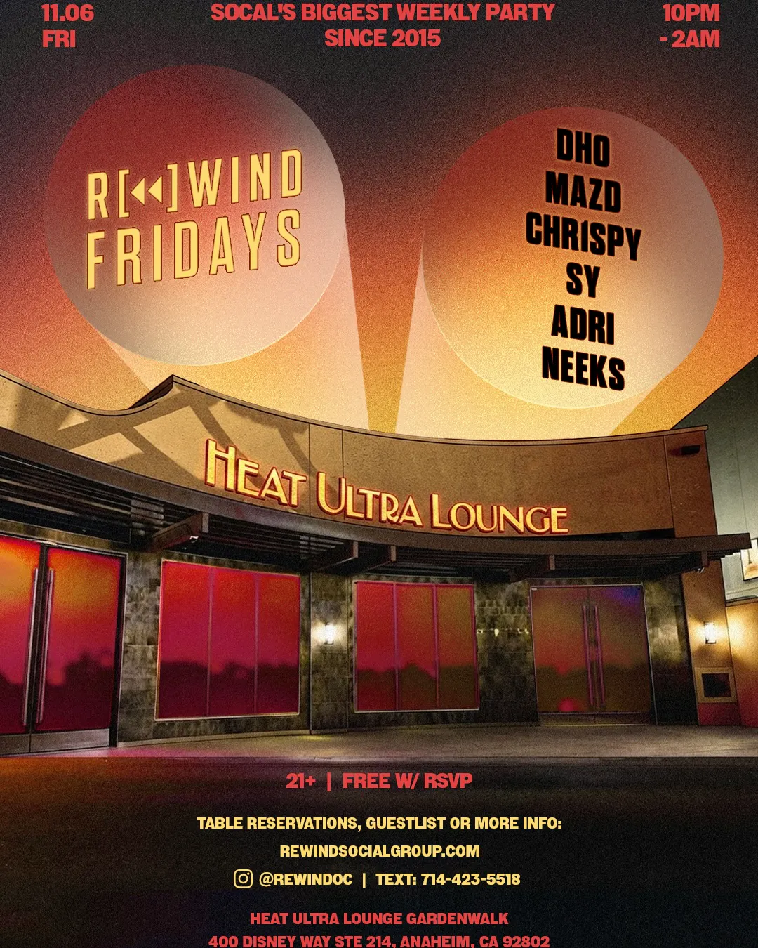 REWIND FRIDAYS | Heat Ultra Lounge