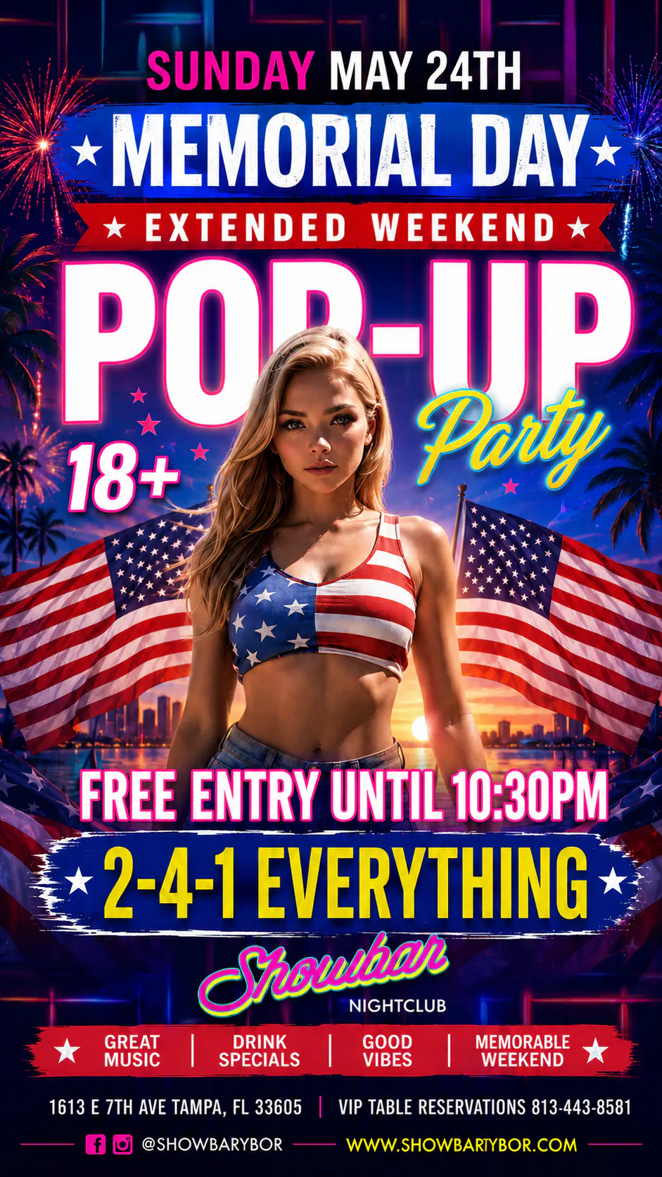 Memorial Day Sunday Pop-Up Party - 5/24/26