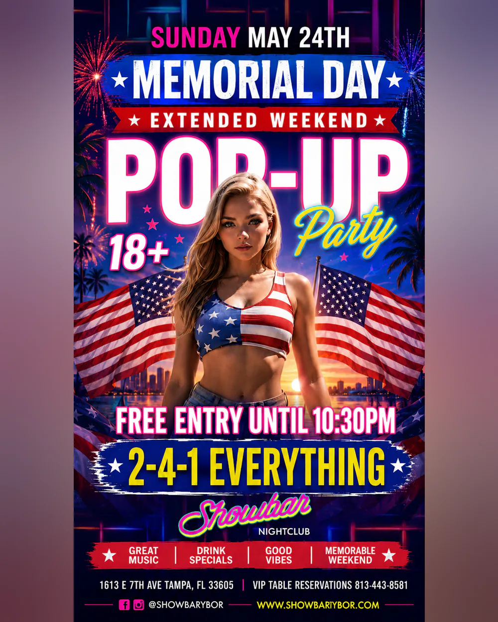 Memorial Day Sunday Pop-Up Party - 5/24/26