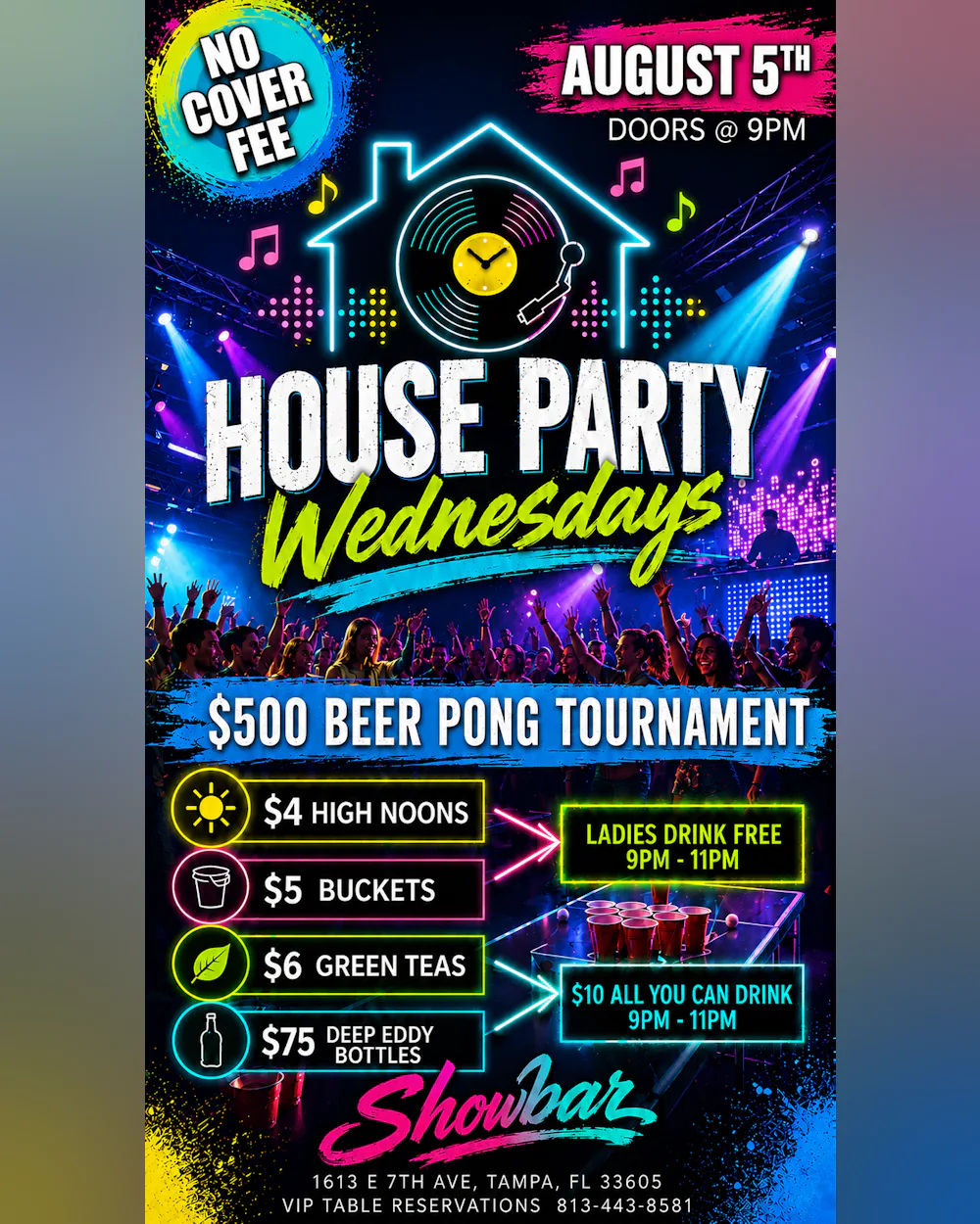 House Party Wednesdays: $500 Beer Pong Tournament - 8/5/26