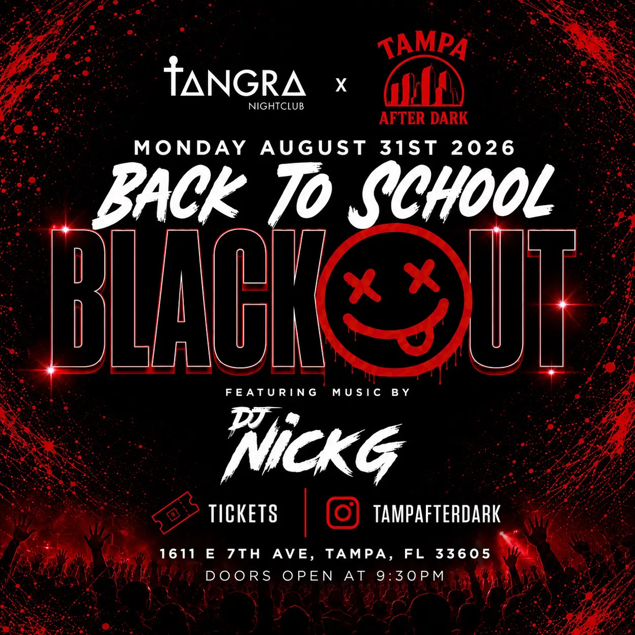 Back to School: BLACK OUT - 8/31/26
