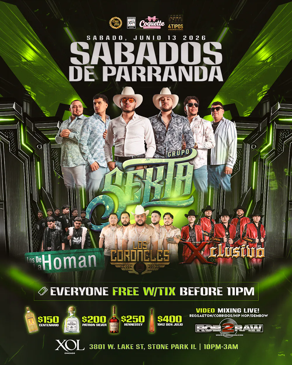 Sabados de Parranda con Sekta y Los de la Homan