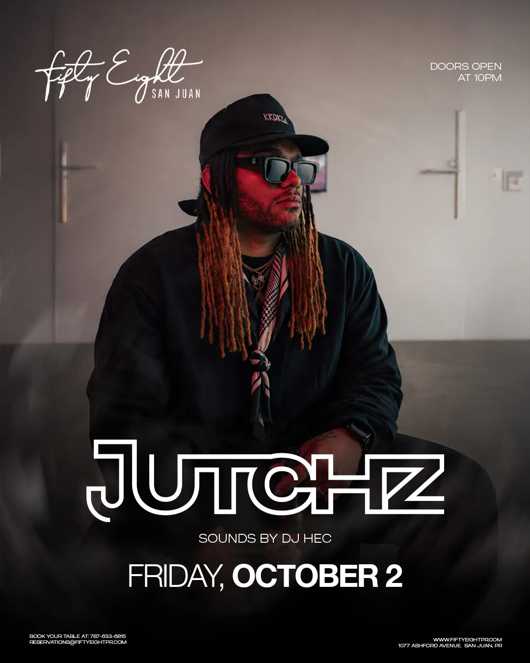 FRIDAY 10/02 | JUTCHZ| SOUNDS BY DJ HEC