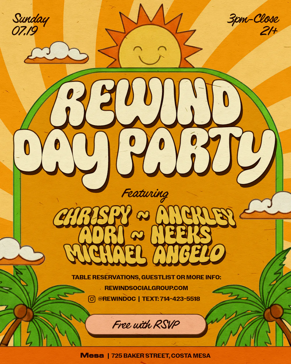 REWIND DAY PARTY | Mesa