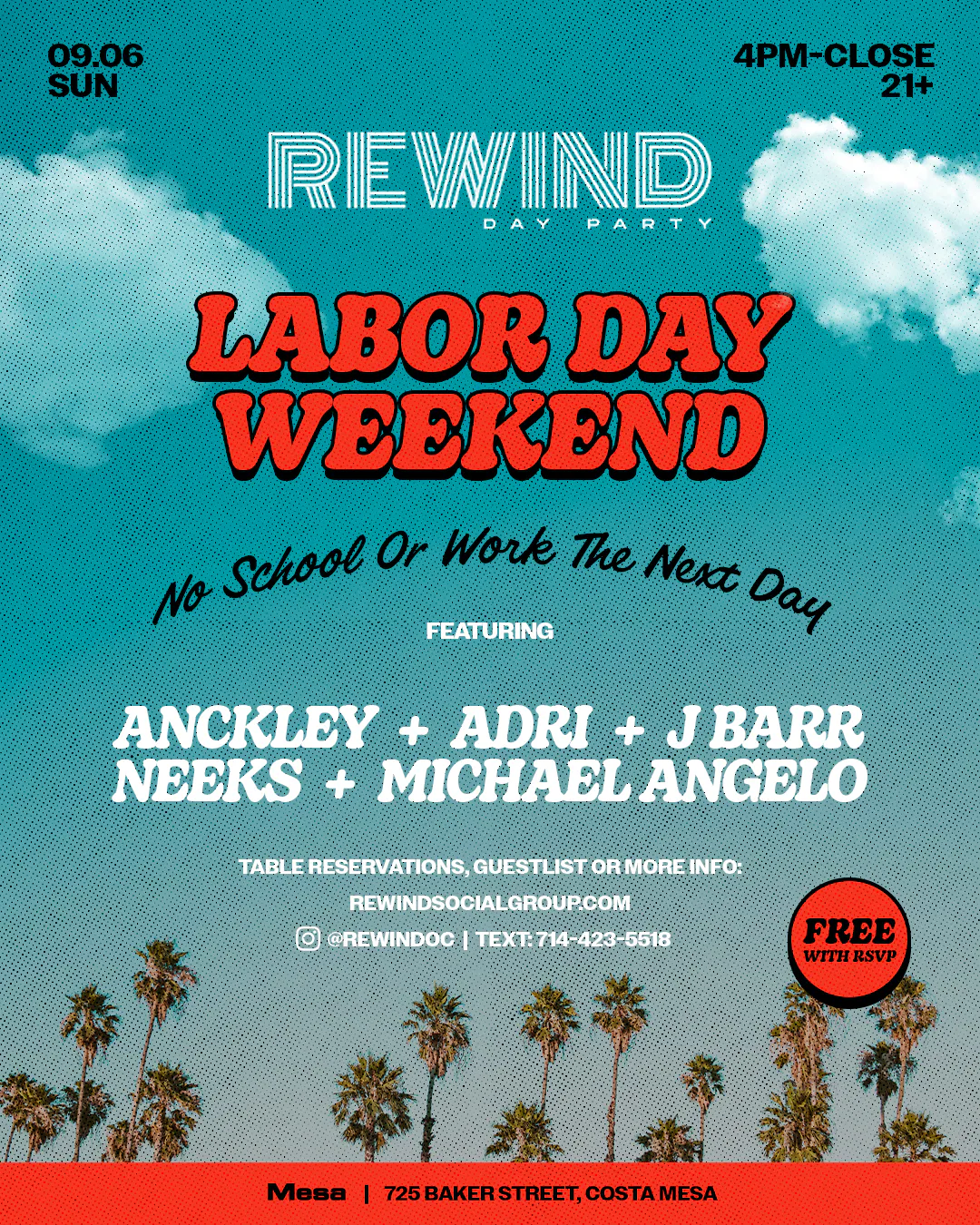 REWIND DAY PARTY | Mesa