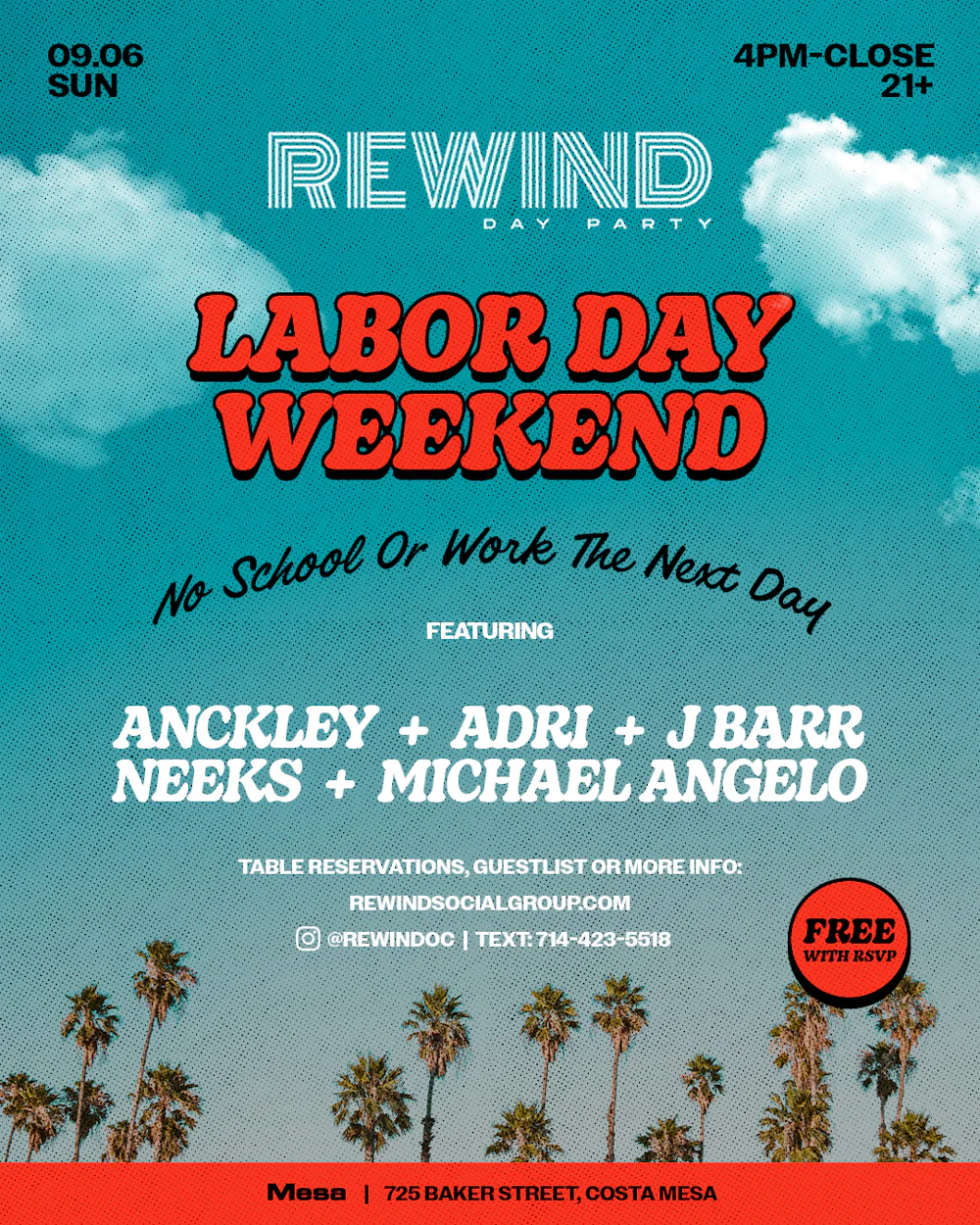 REWIND DAY PARTY | Mesa