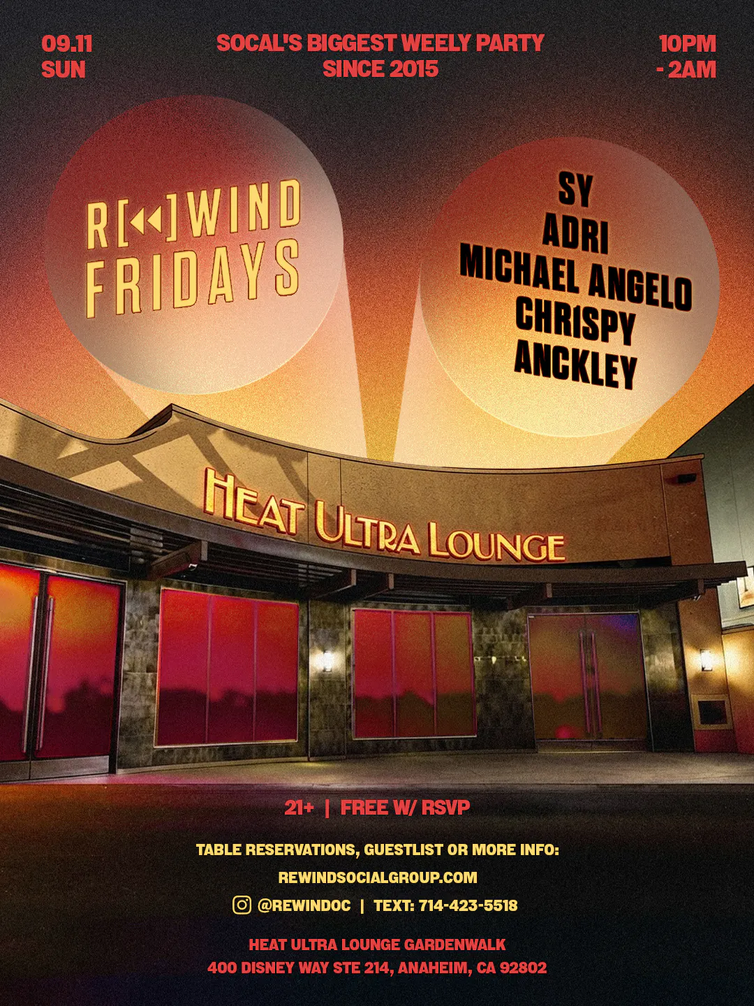 REWIND FRIDAYS | Heat Ultra Lounge