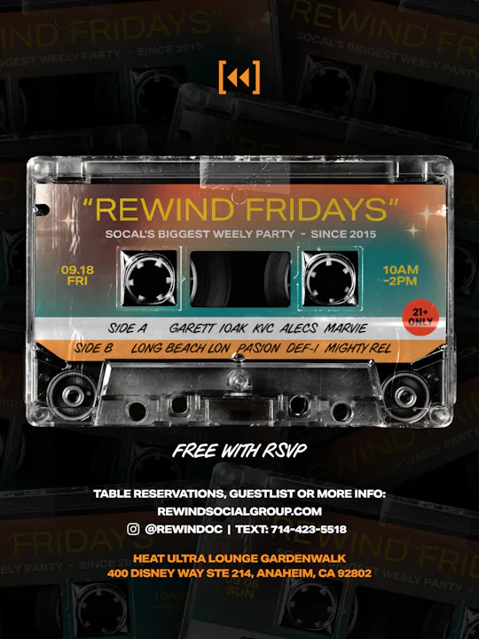REWIND FRIDAYS | Heat Ultra Lounge