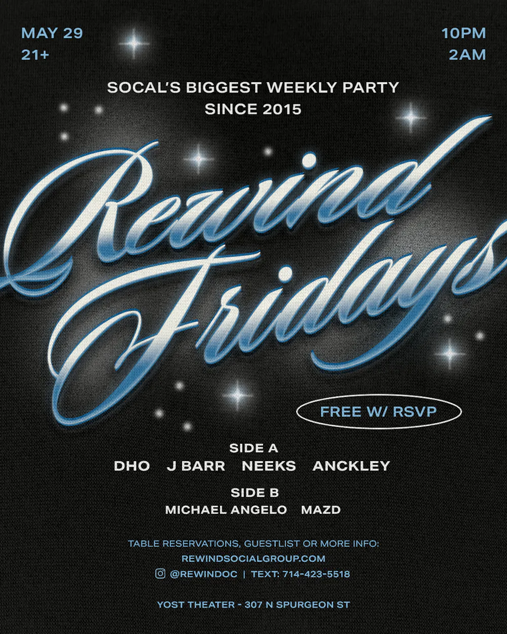 REWIND FRIDAYS · NEEKS | Yost Theater
