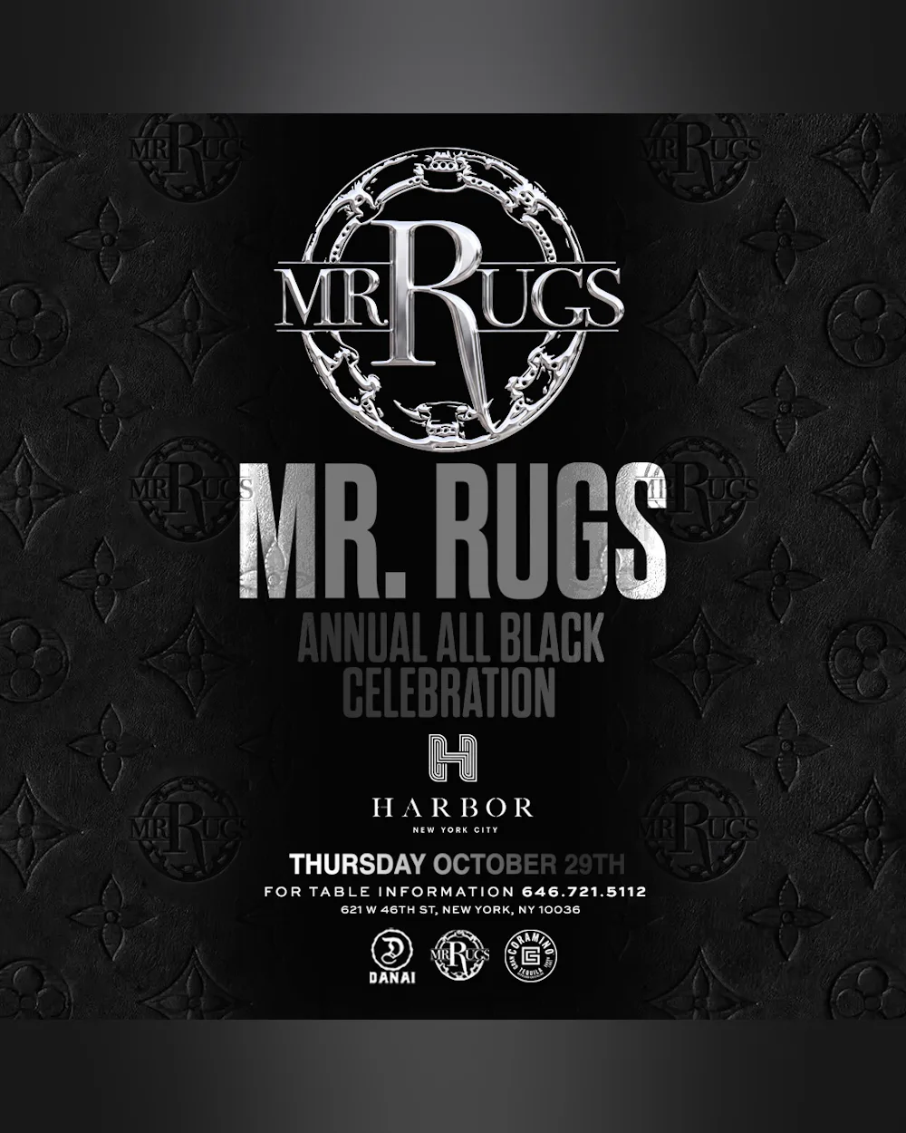 Mr. Rugs Annual All Black Celebration