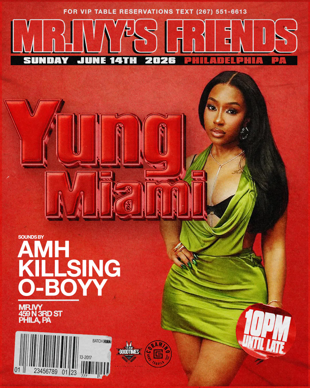 YUNG MIAMI x Mr. Ivy Sunday Night