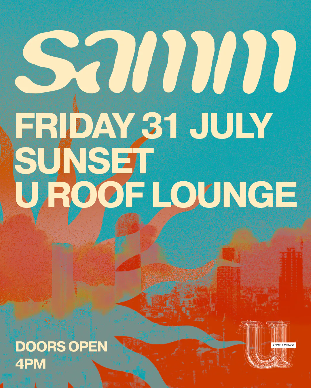 SUNSET SOCIETY: SAMM at U Roof Lounge