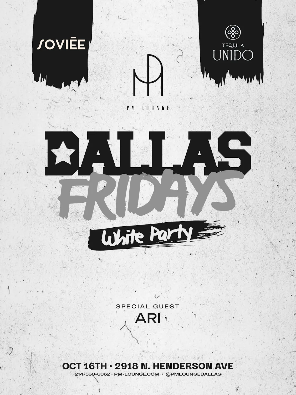 Dallas Fridays — White Party by Soviēe
