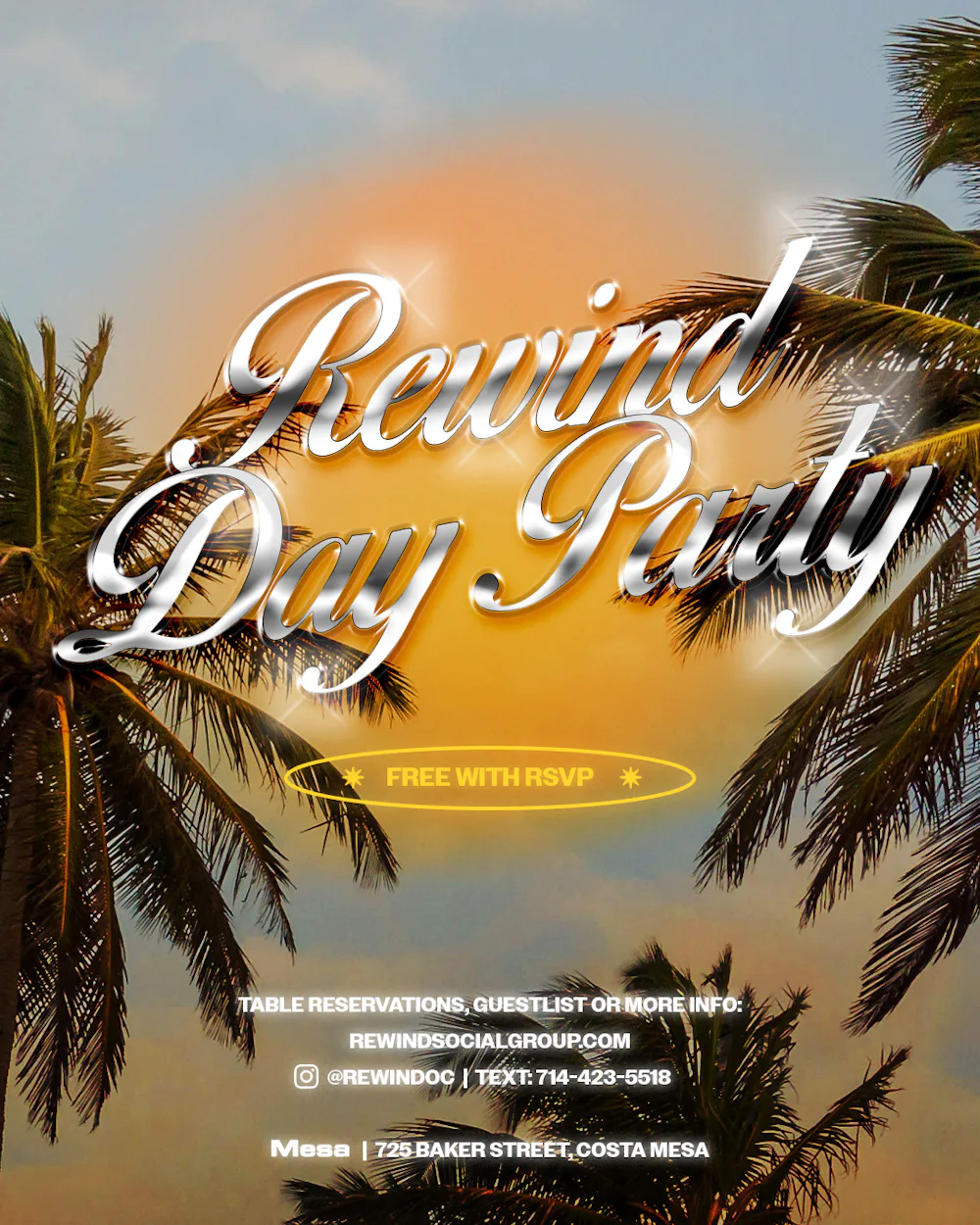 REWIND DAY PARTY | Mesa