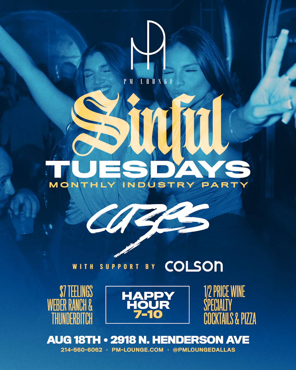 Sinful Tuesdays โ Monthly Industry Party