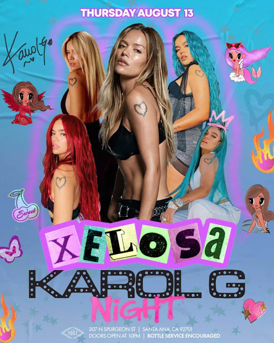 XELOSA KAROL G NIGHT PARTY@ YOSTTHEATER