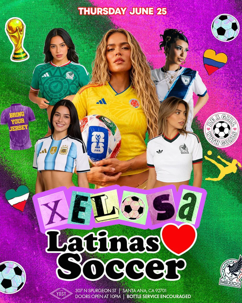 XELOSA LATINAS SOCCER PARTY @ YOSTTHEATER