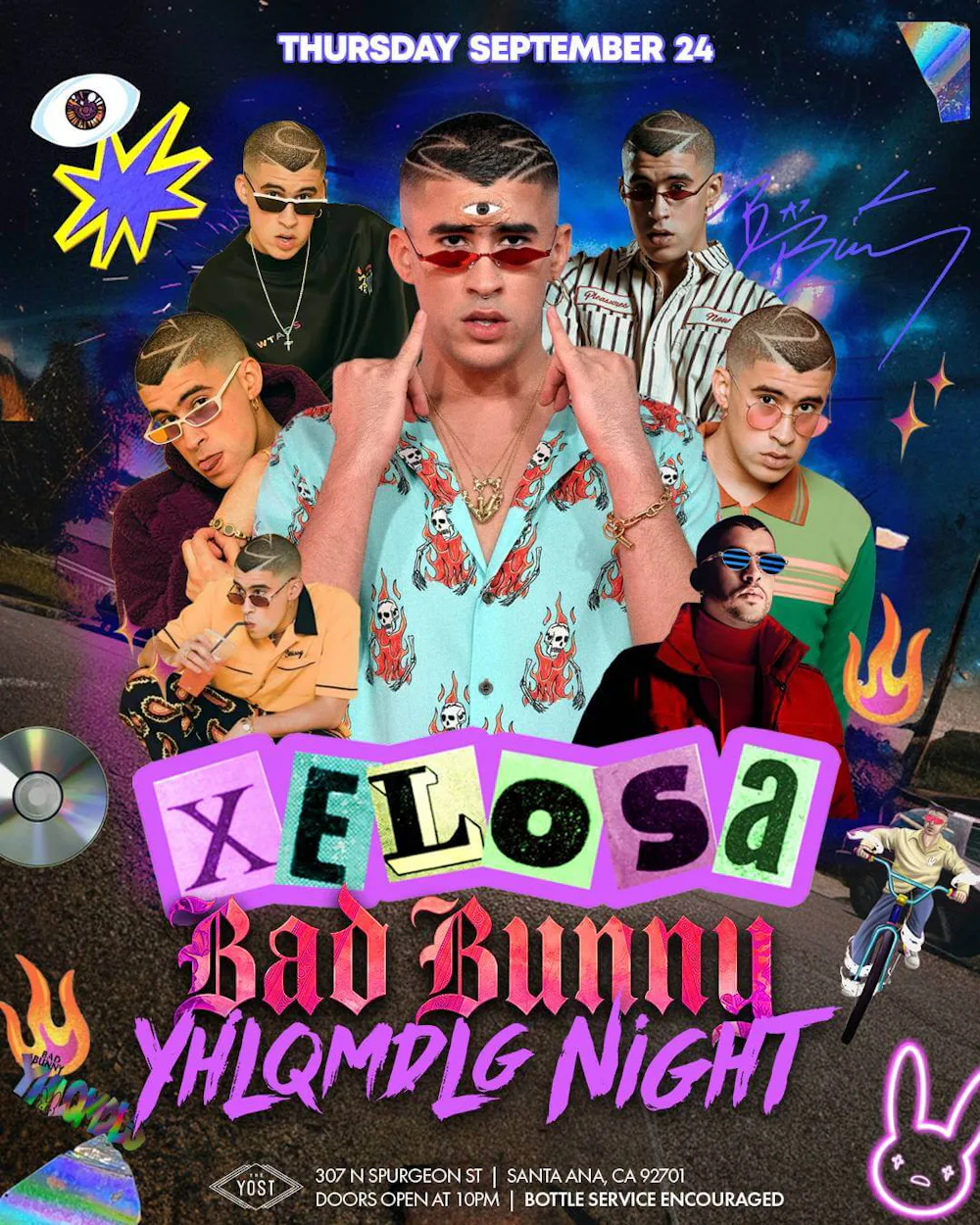 XELOSA BAD BUNNY YHLQMDLG NIGHT PARTY@ YOSTTHEATER