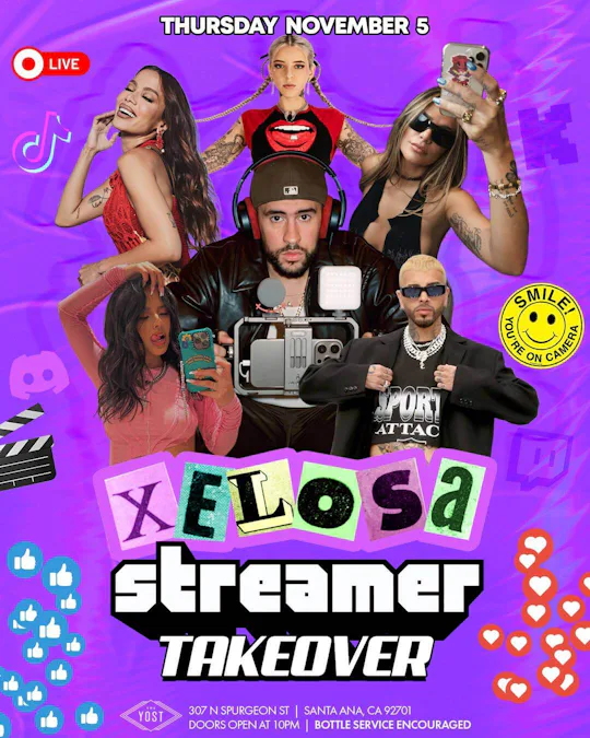 XELOSA STREAMER TAKEOVER PARTY