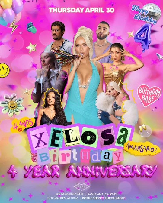 XELOSA 4 YEAR ANNIVERSARY @ YOSTTHEATER
