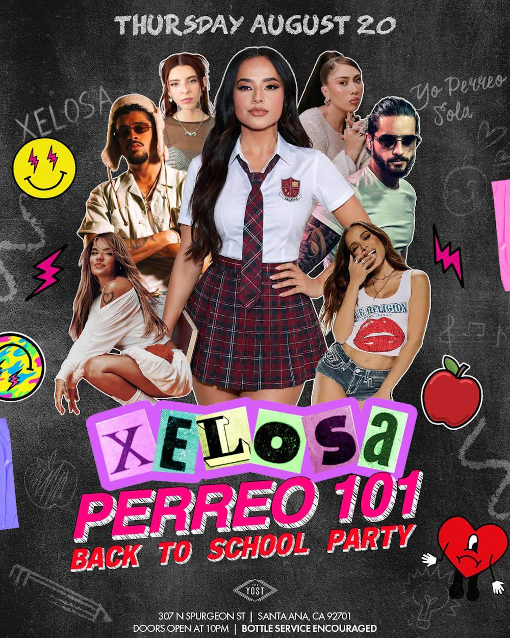 XELOSA PARREO 101 BACK TO SCHOOL PARTY@ YOSTTHEATER