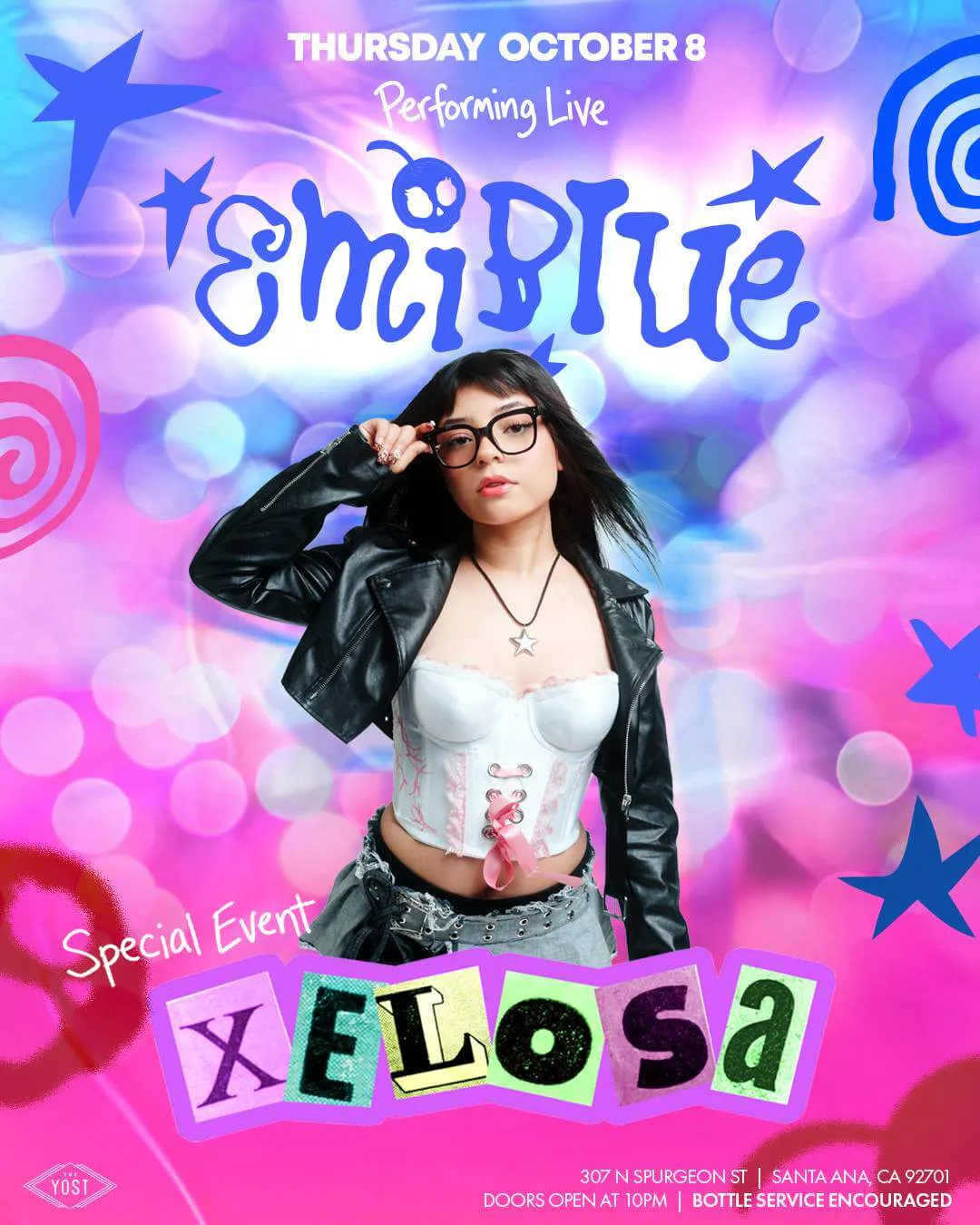 XELOSA EMI BLUE PERFORMING LIVE SPECIAL PARTY@ YOSTTHEATER