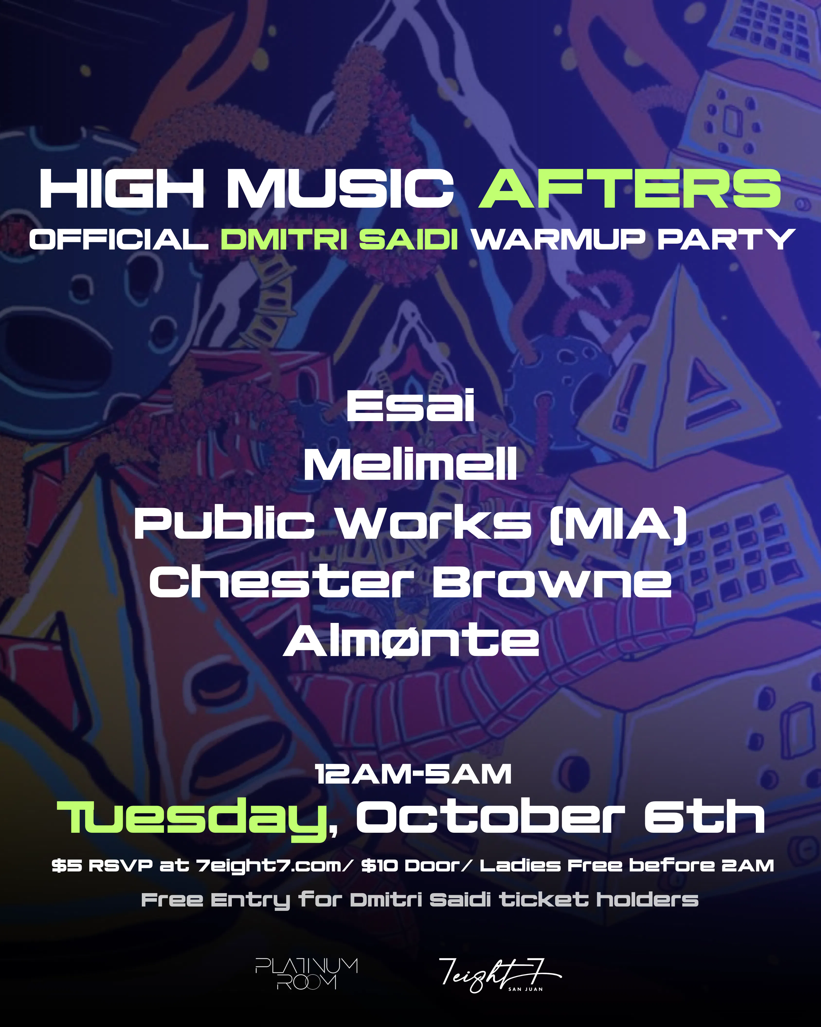 High Afters: Dmitri Saidi Warmup
