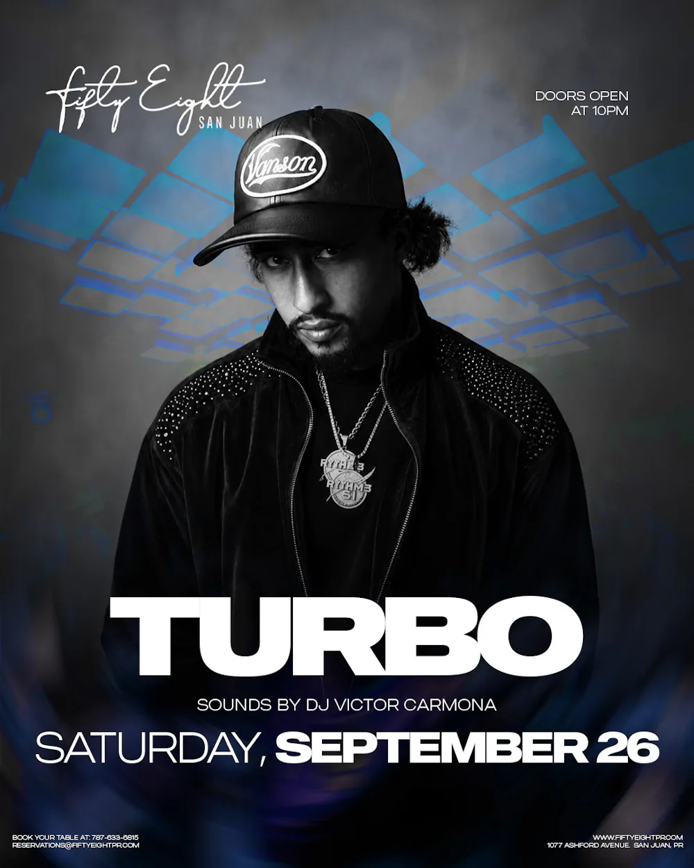 SATURDAY 09/26 | TURBO | SOUNDS BY DJ VICTOR CARMONA