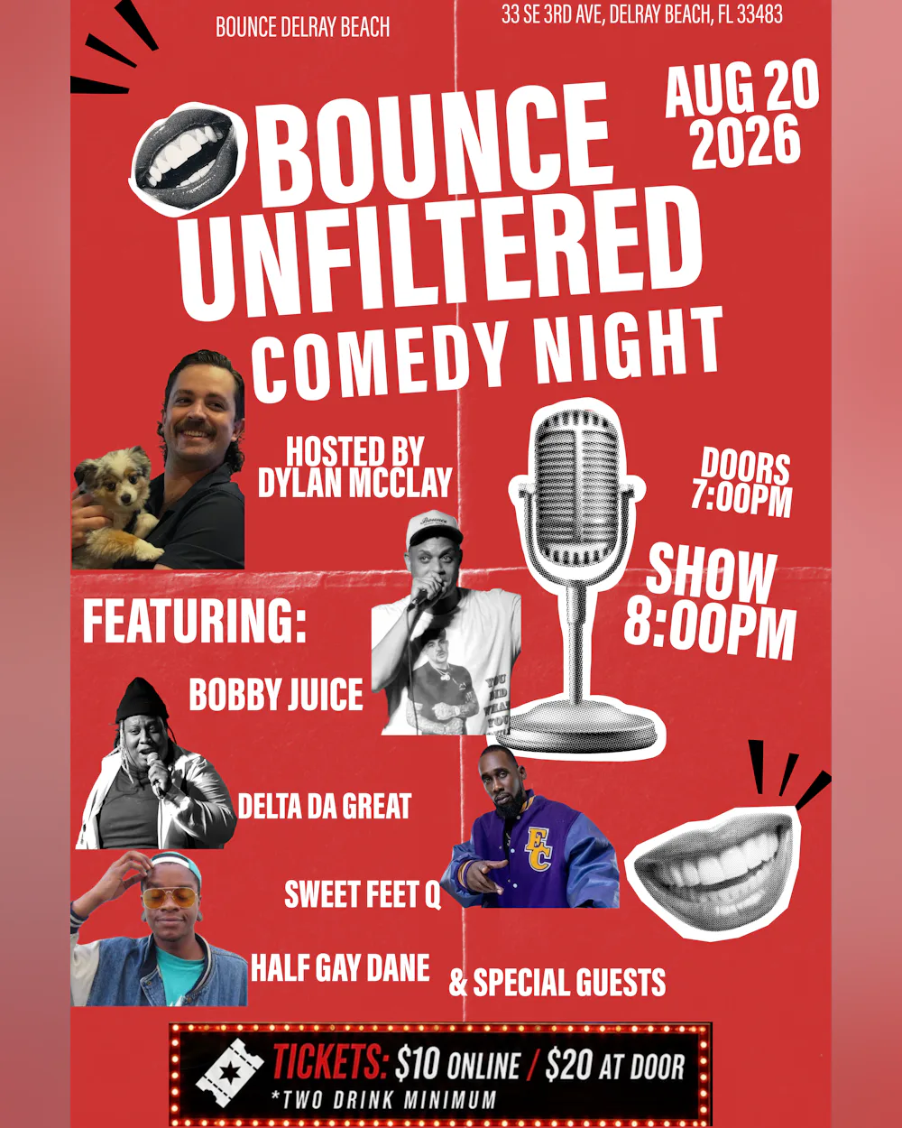 Bounce Unfiltered: Comedy Night