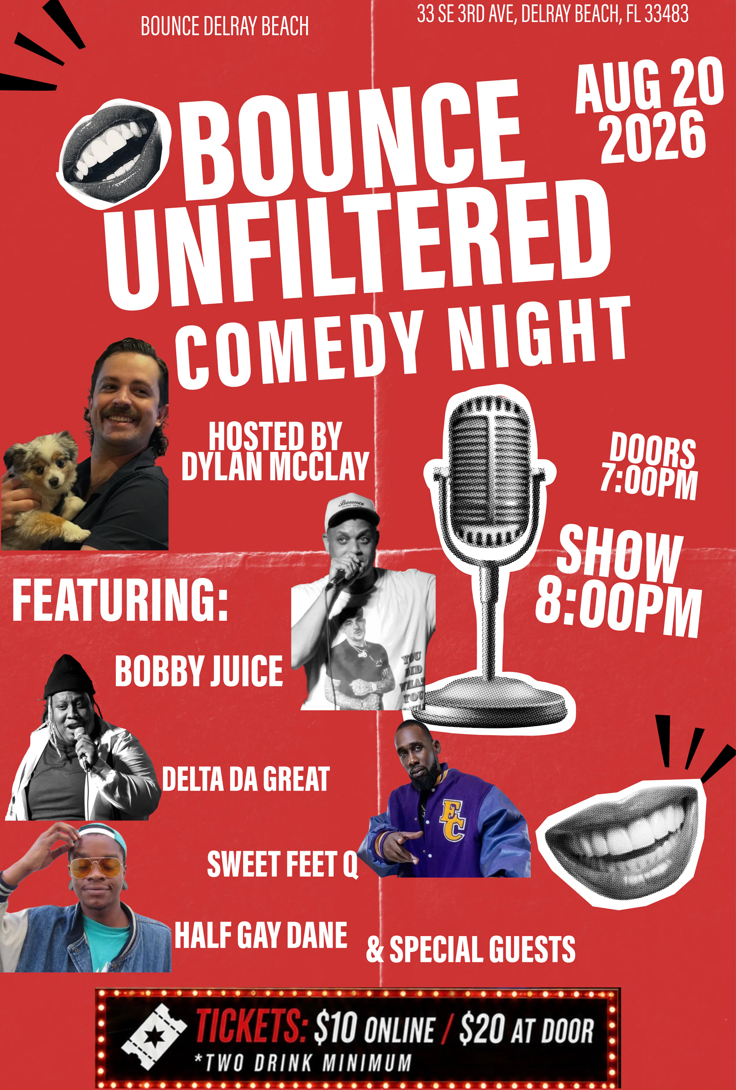 Bounce Unfiltered: Comedy Night