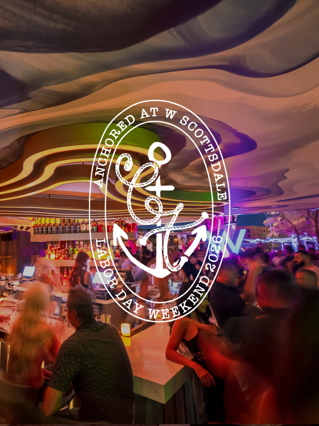 Anchored @ Night | Saturday | Labor Day Weekend