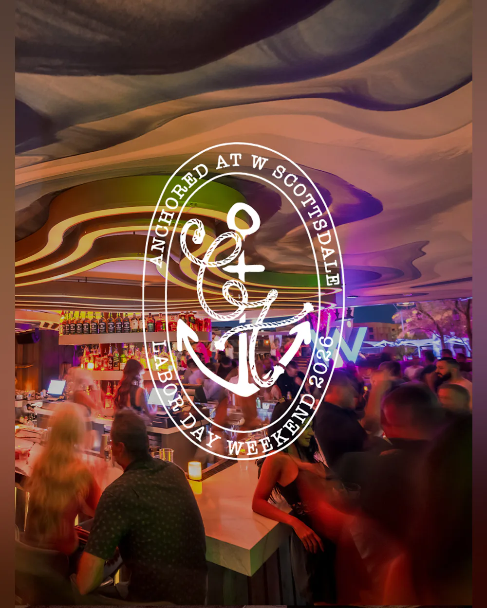 Anchored @ Night | Saturday | Labor Day Weekend