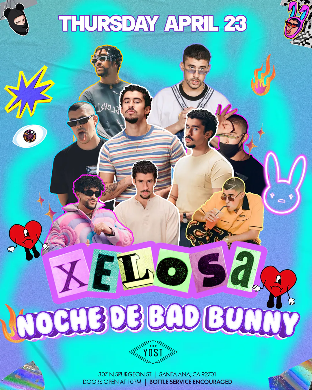 XELOSA NOCHE DE CONEJO MALO  @ YOSTTHEATER