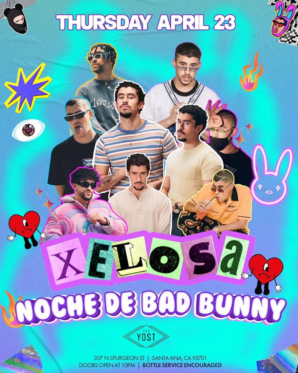 XELOSA NOCHE DE CONEJO MALO @ YOSTTHEATER