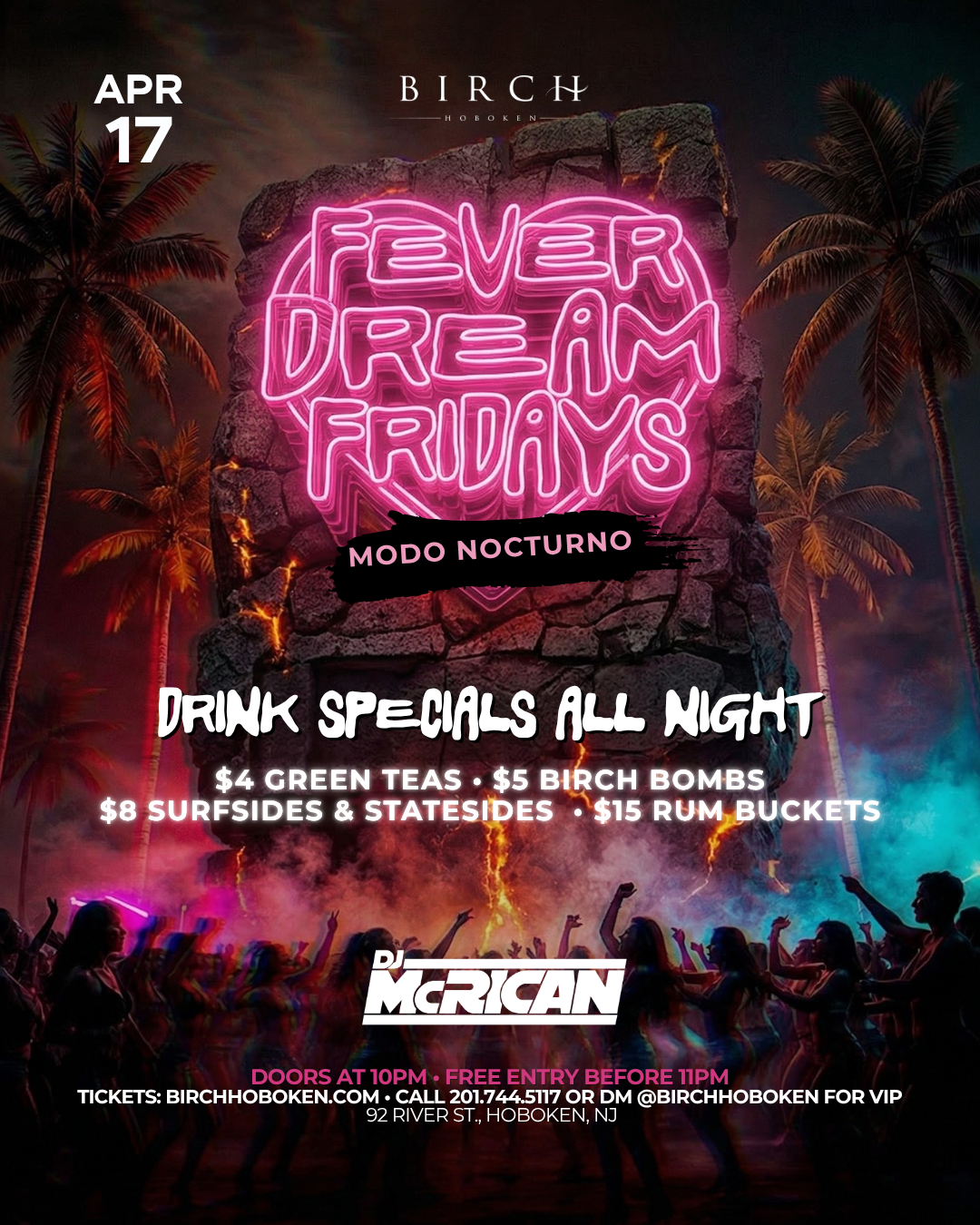 FEVER DREAM FRIDAYS: MODO NOCTURNO
