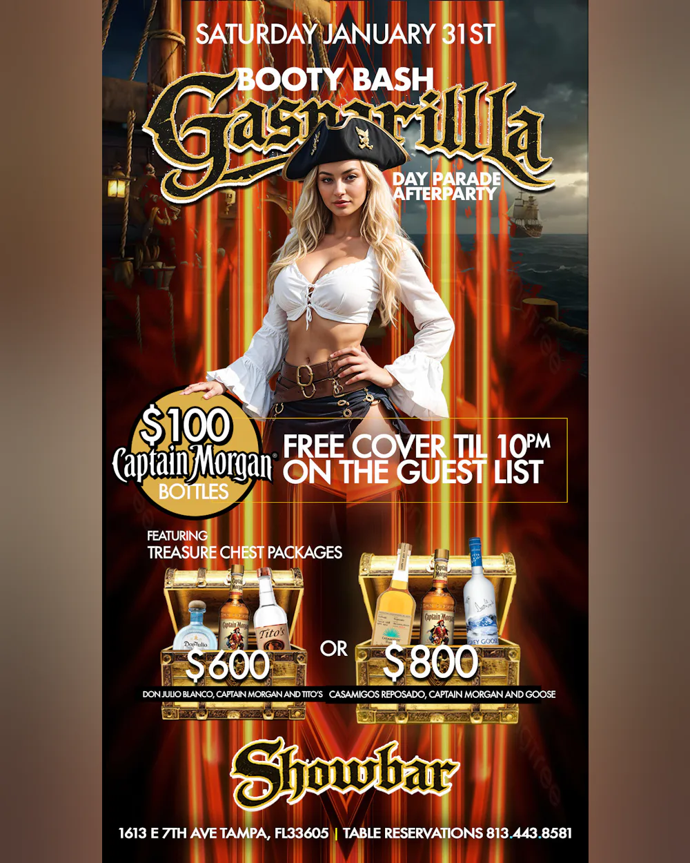 Gasparilla Cannon Ball - 1/31/26