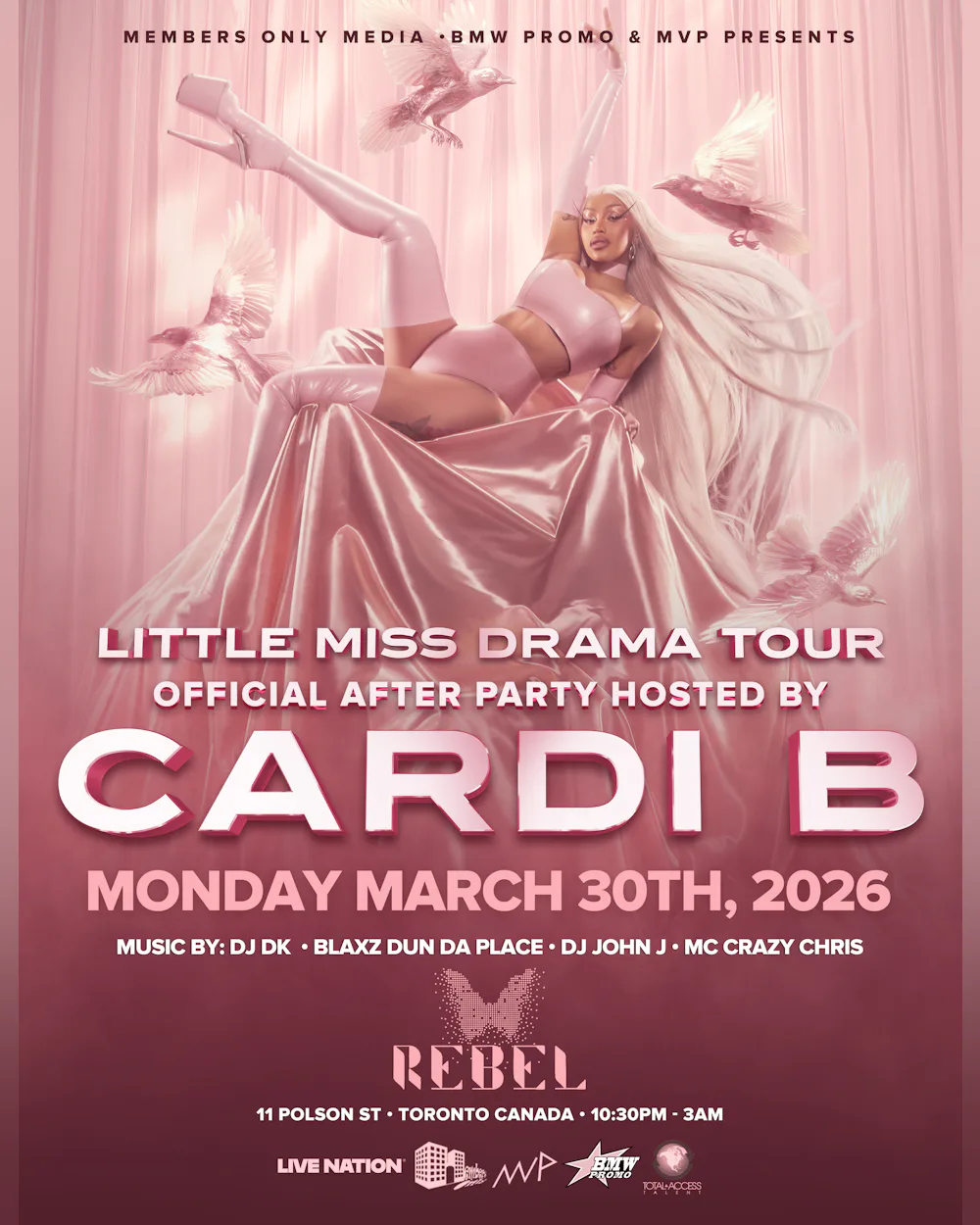 CARDI B Hosts The Little Miss Drama Tour Official After Party