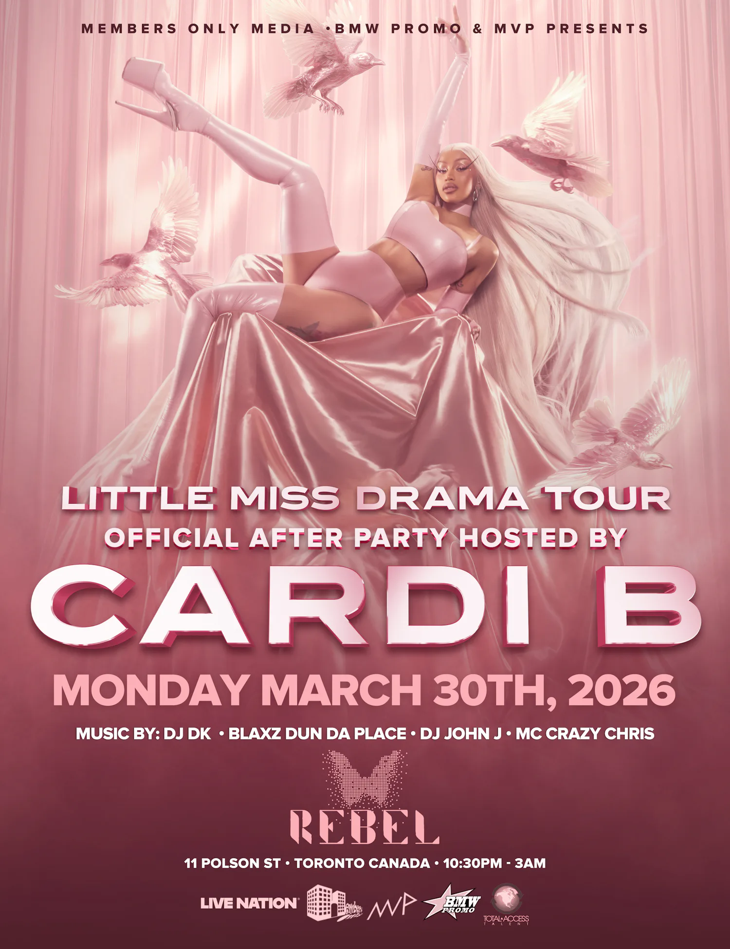 CARDI B Hosts The Little Miss Drama Tour Official After Party