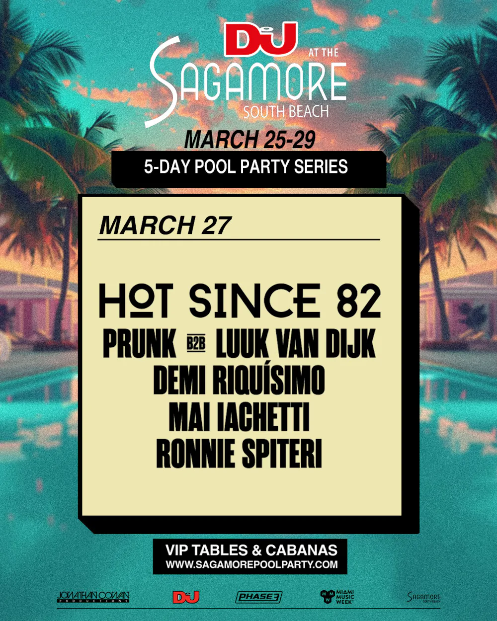 KNEE DEEP IN MIAMI - HOT SINCE 82 - MIAMI MUSIC WEEK 2026 - Friday