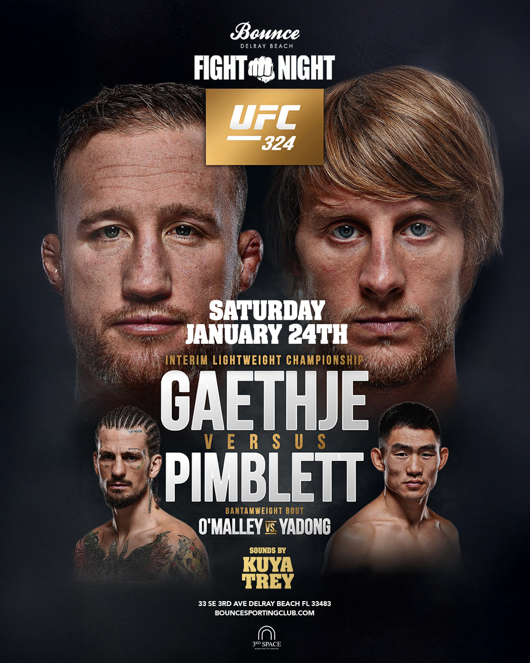 Saturdays at Bounce UFC and DJ Kuya Trey