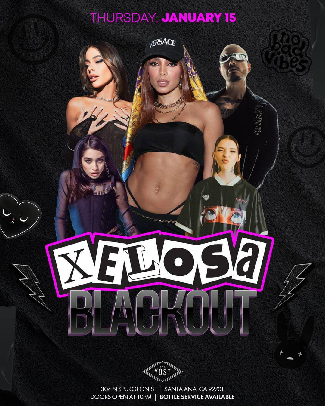 XELOSA BLACKOUT REGGAETON PARTY  @ YOSTTHEATER
