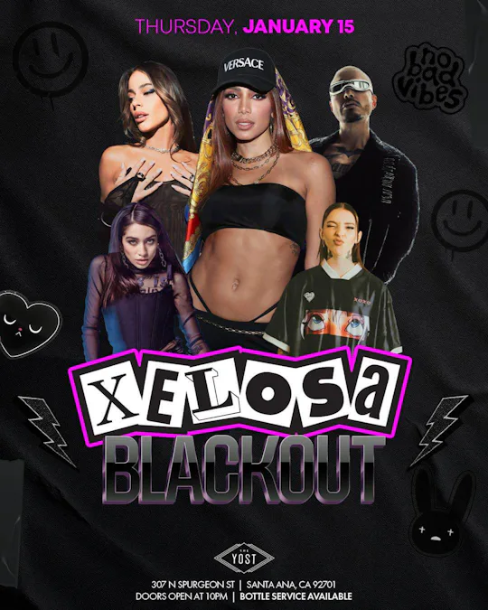 XELOSA BLACKOUT REGGAETON PARTY @ YOSTTHEATER