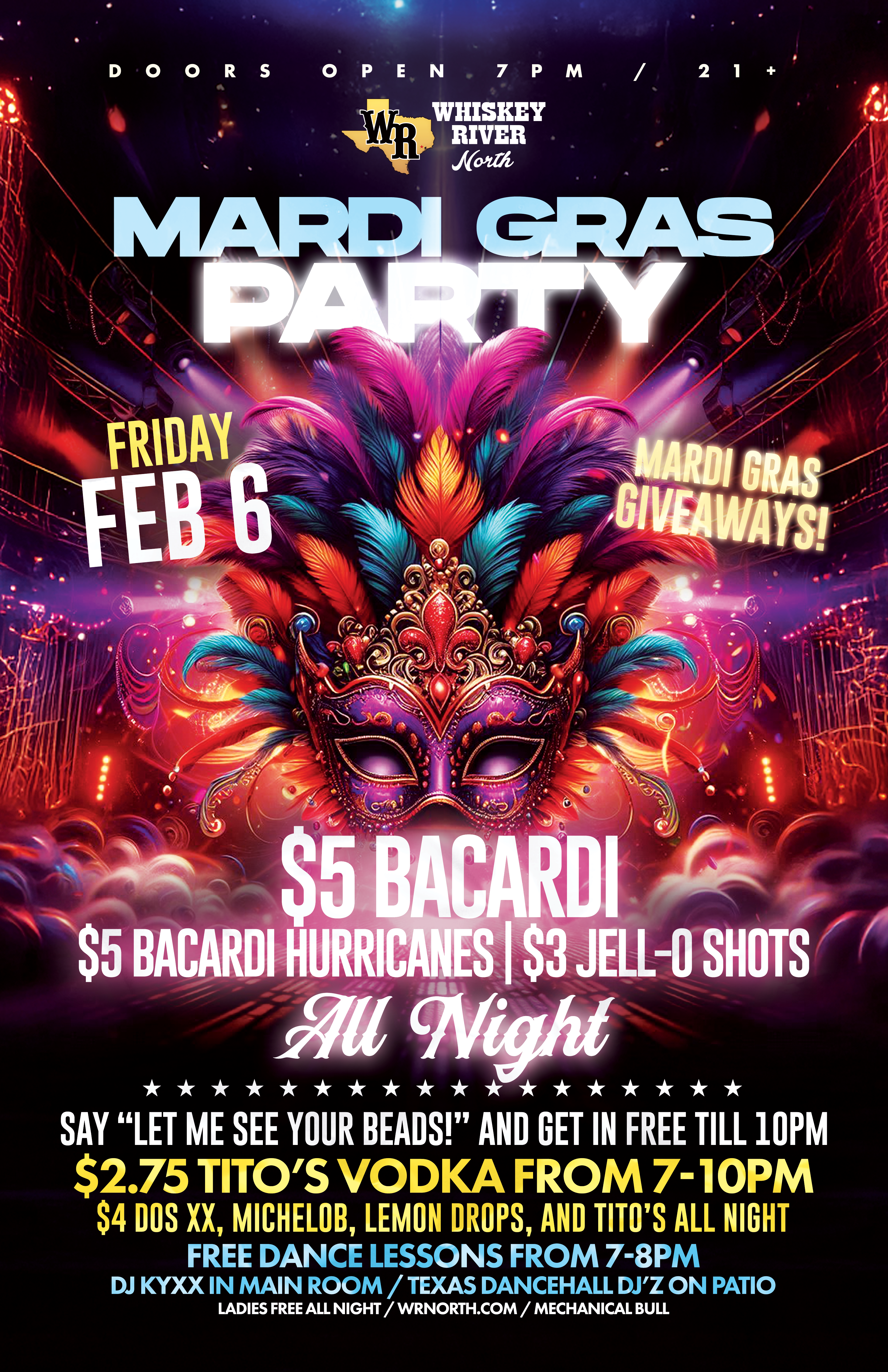 Friday - Mardi Gras Party