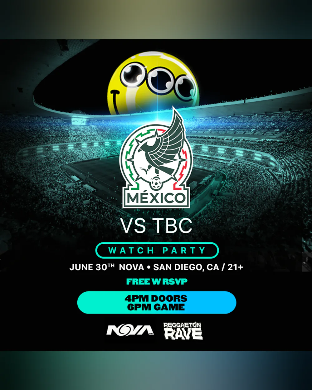 Reggaeton Rave x Mexico Watch Party