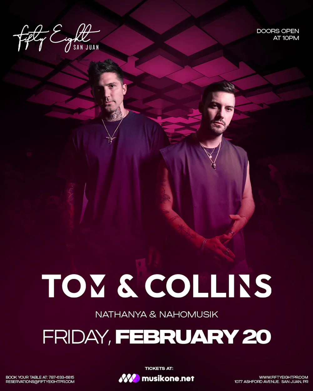 FRIDAY 1/20 | TOM COLLINS