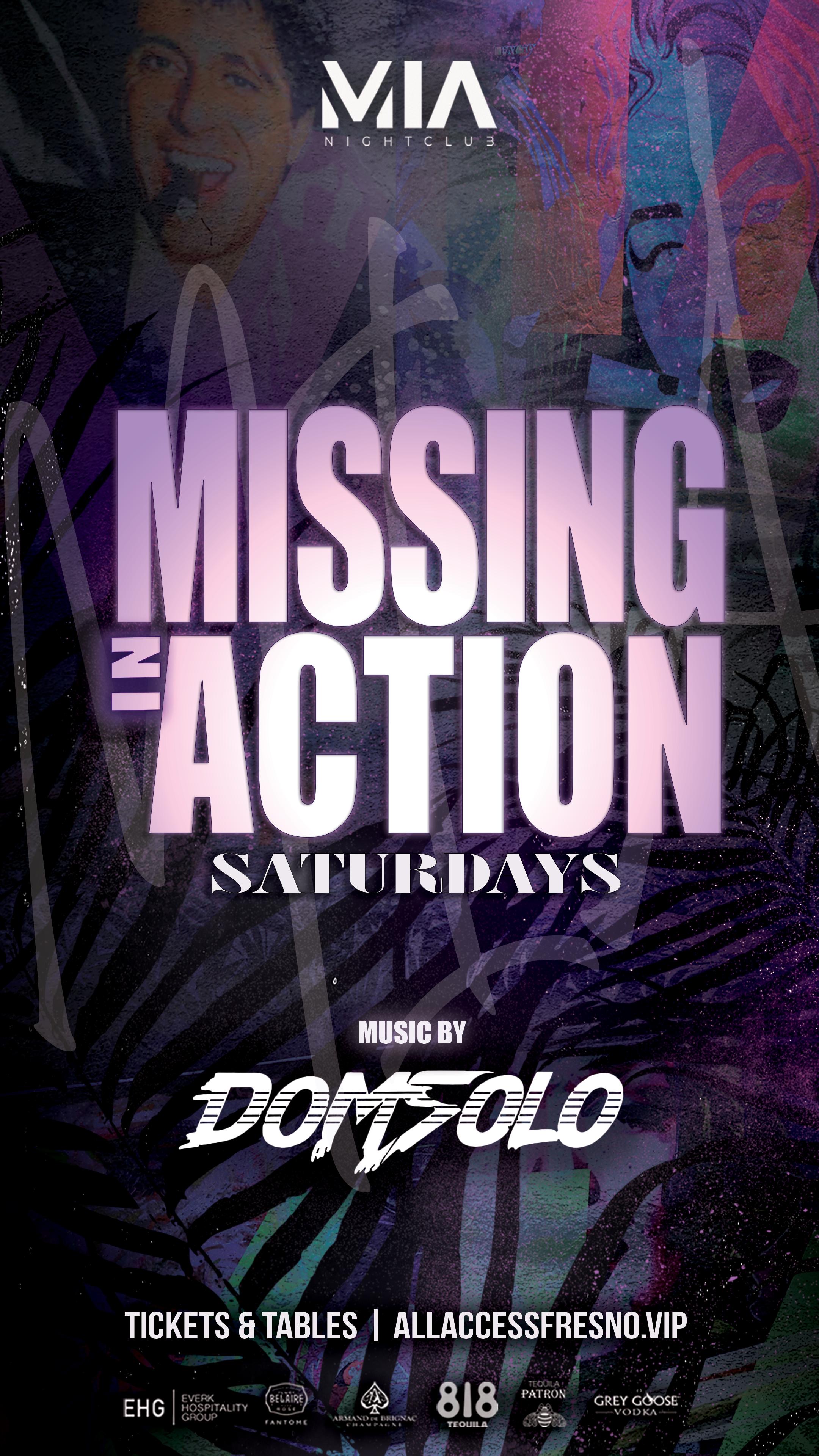 MIA MISSING IN ACTION SATURDAYS 