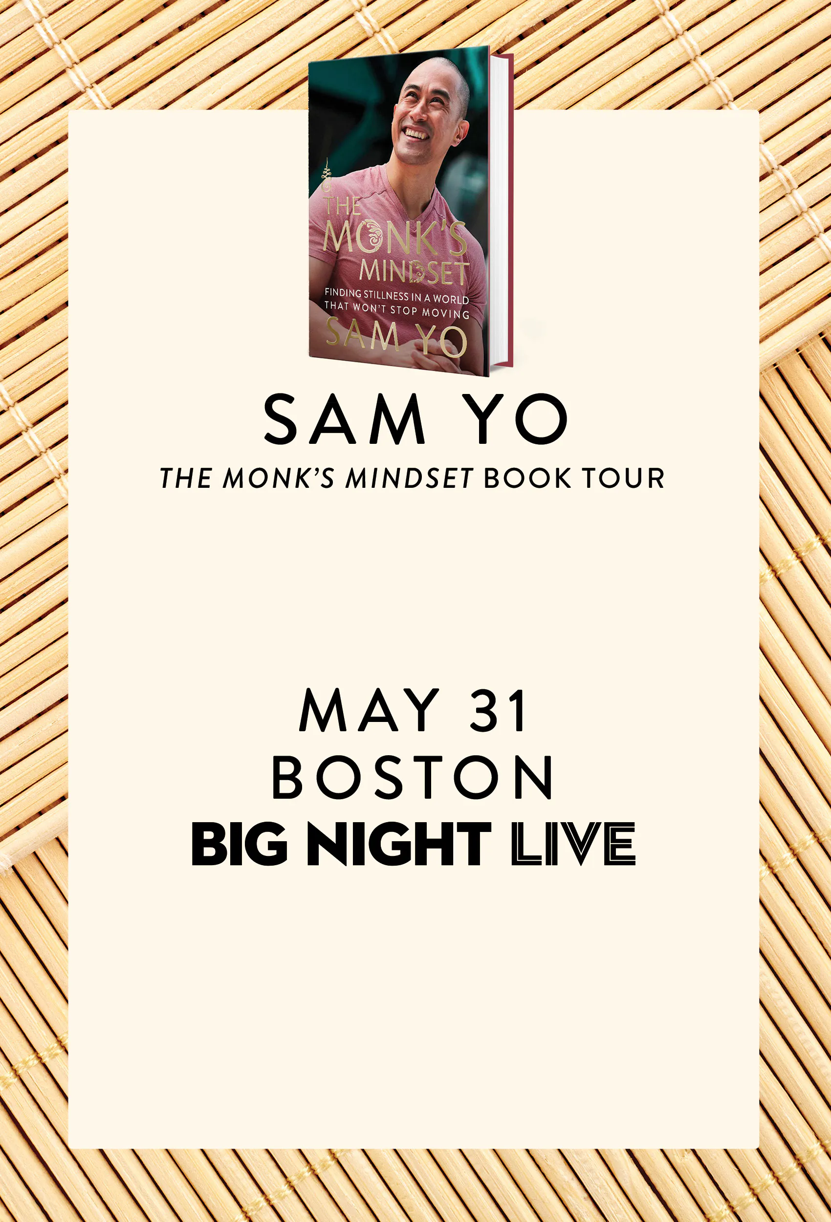 Sam Yo at Big Night Live